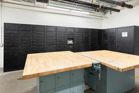 Luxer Package Lockers and Workshop